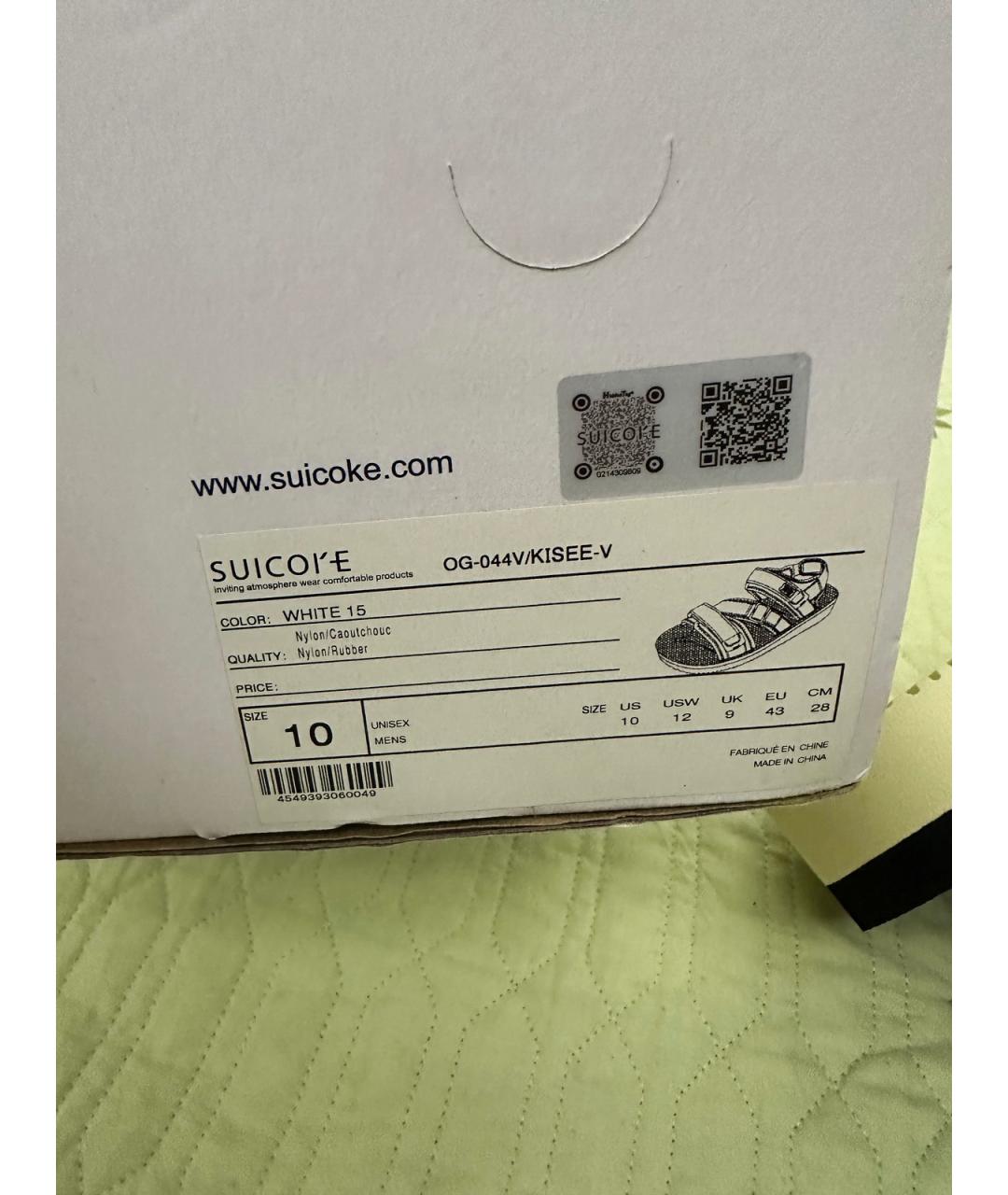 SUICOKE Белые сандалии, фото 9