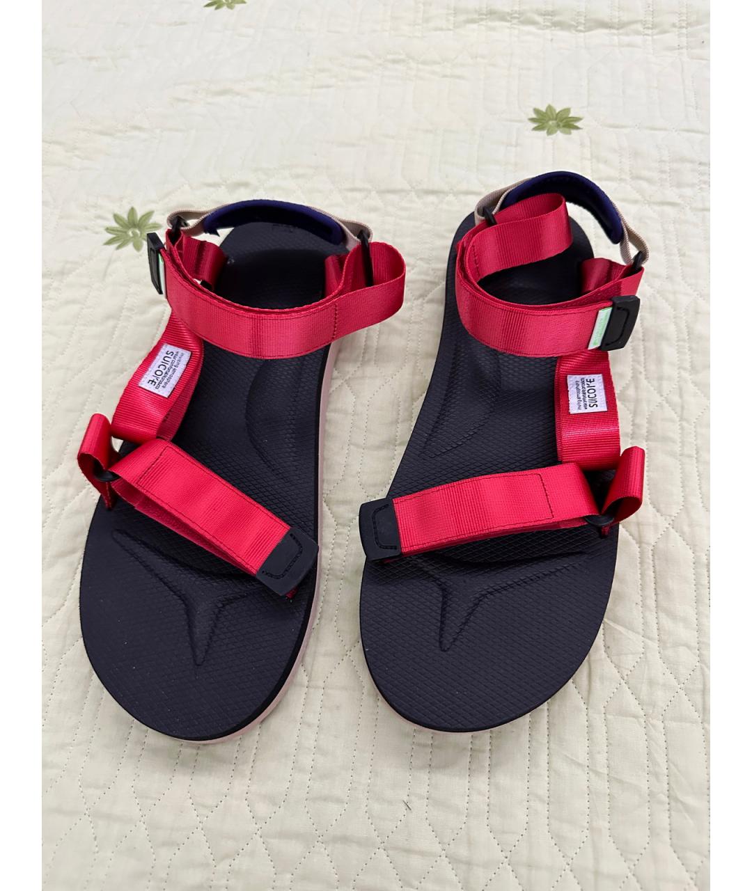 SUICOKE Красные сандалии, фото 3