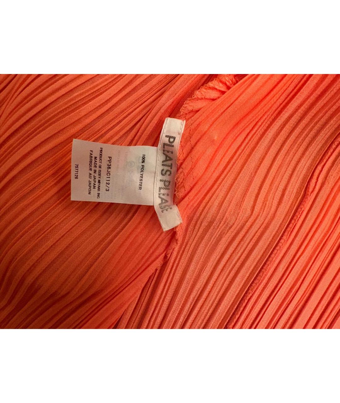 ISSEY MIYAKE Оранжевый полиэстеровый кардиган, фото 3