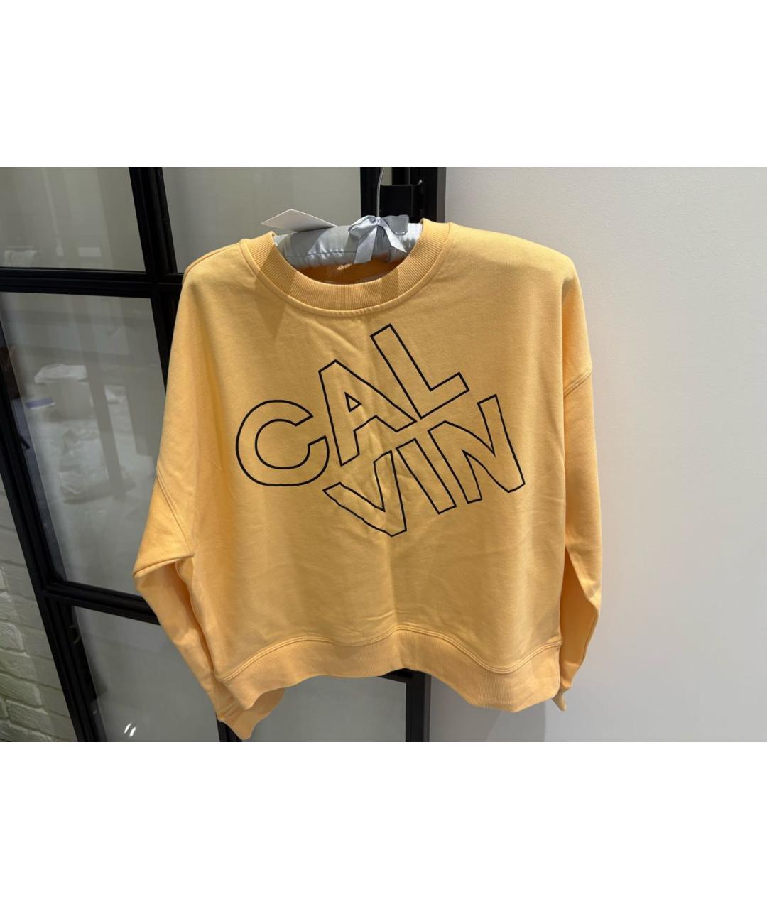 CALVIN KLEIN Оранжевый хлопковый костюм с брюками, фото 8