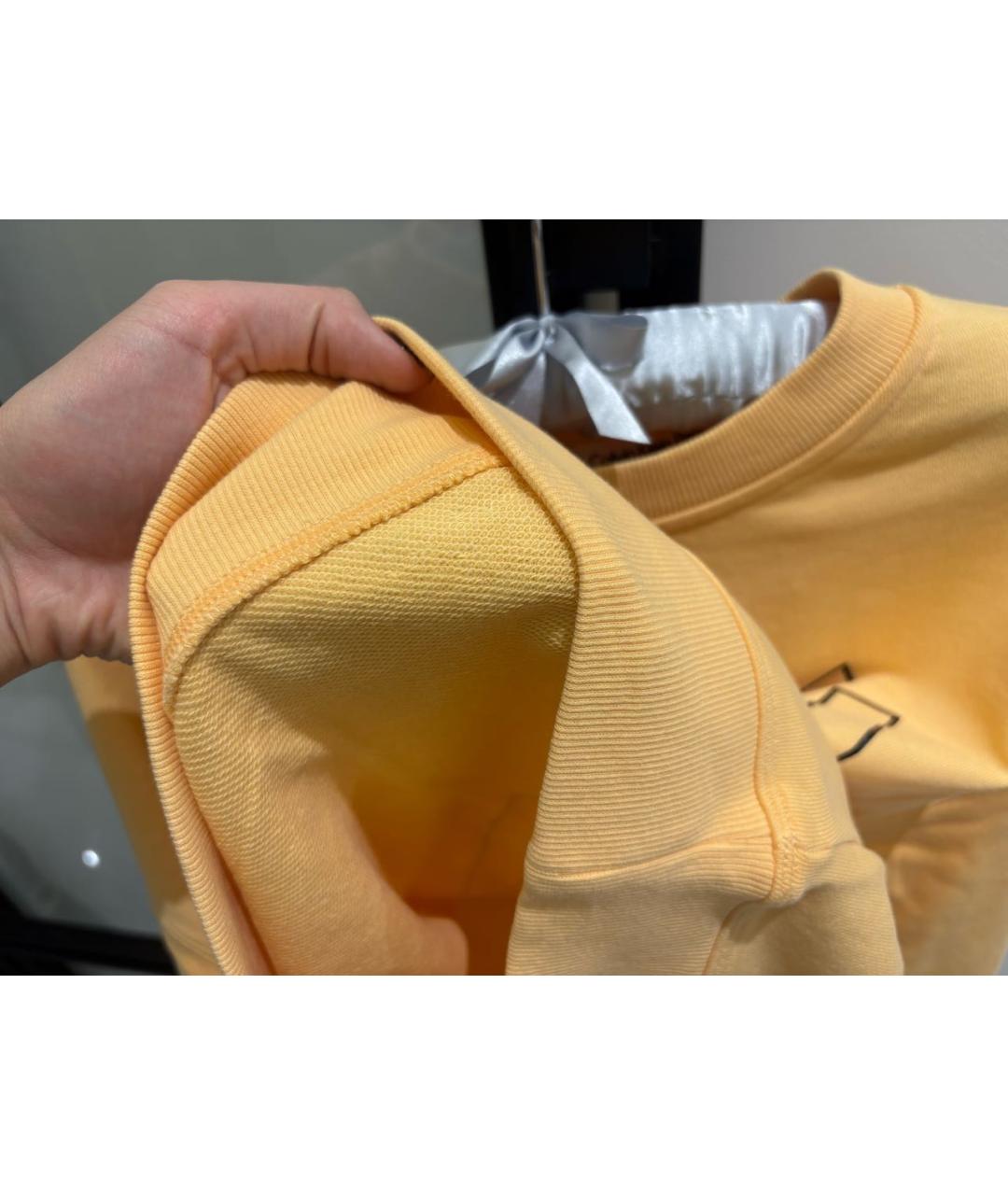 CALVIN KLEIN Оранжевый хлопковый костюм с брюками, фото 7