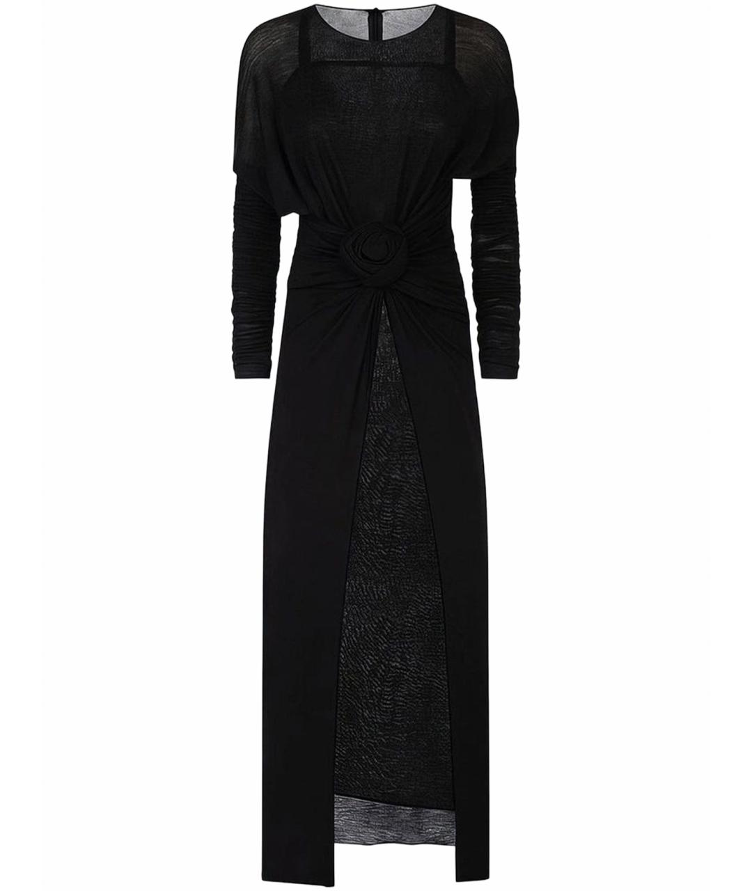 DOLCE&GABBANA Черное шерстяное платье, фото 1