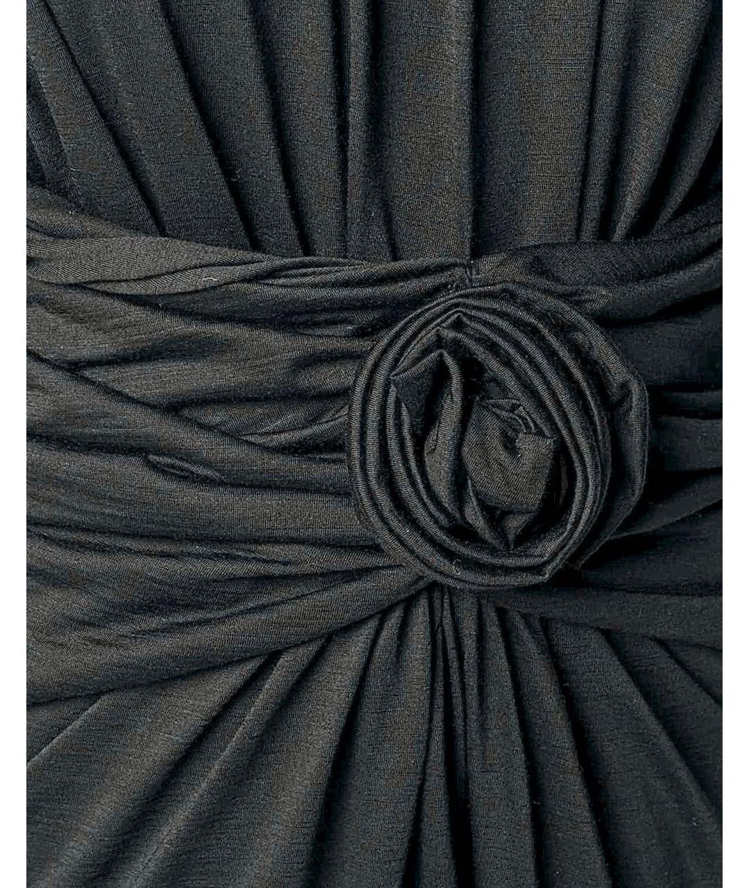 DOLCE&GABBANA Черное шерстяное платье, фото 8