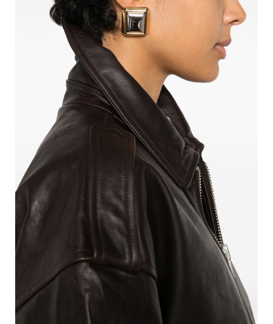 THE FRANKIE SHOP Кожаная куртка, фото 3
