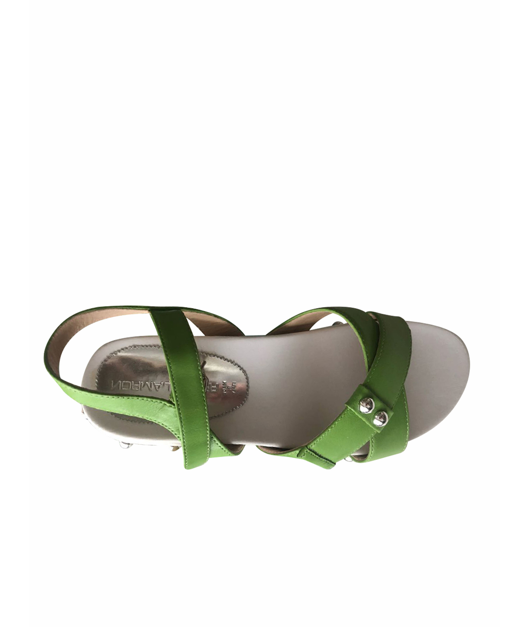 J Baker Зеленые кожаные сандалии, фото 1