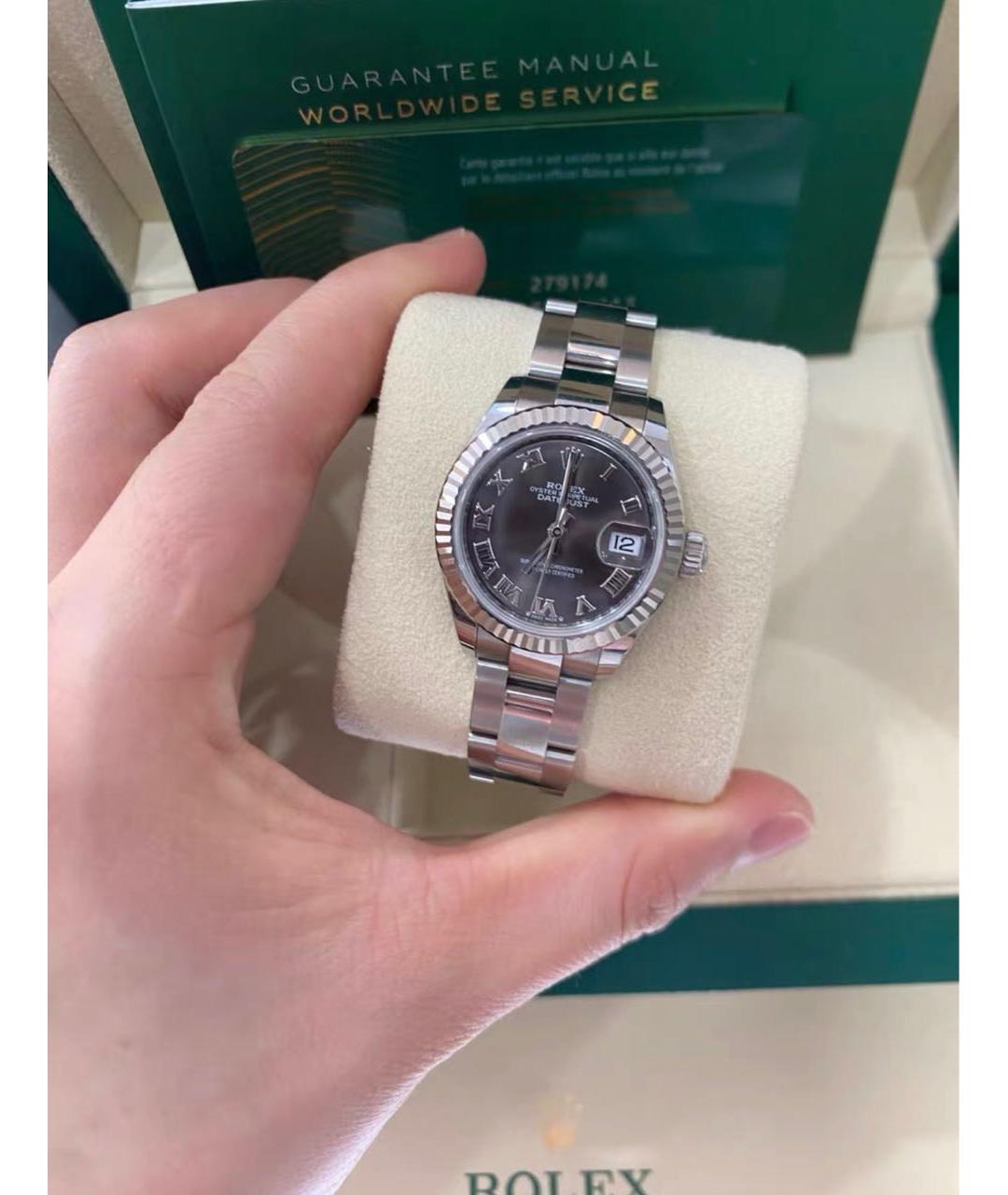 ROLEX Серебряные часы, фото 2