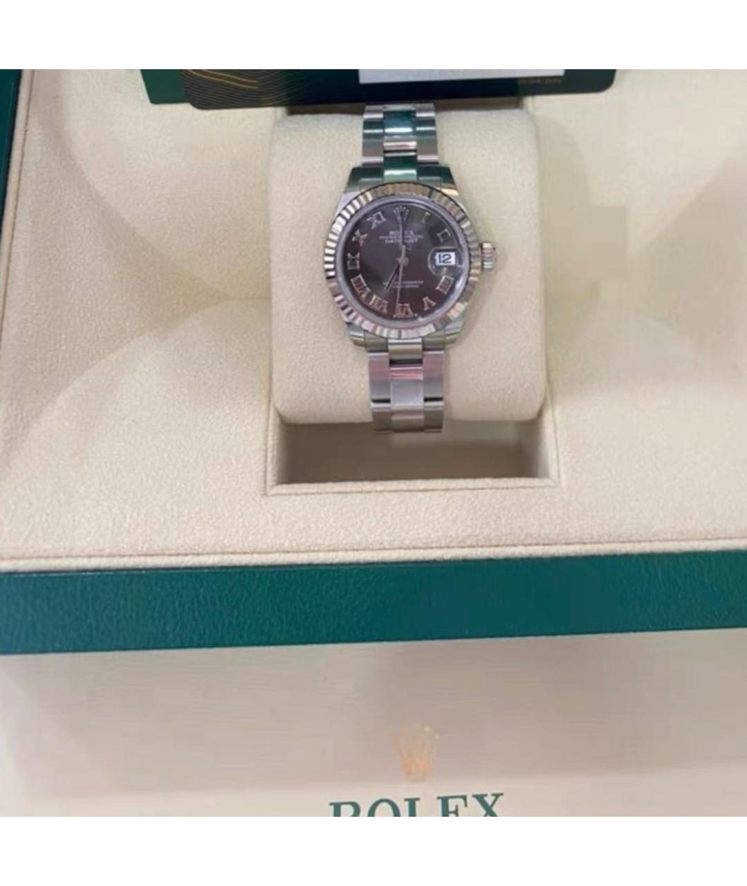 ROLEX Серебряные часы, фото 5