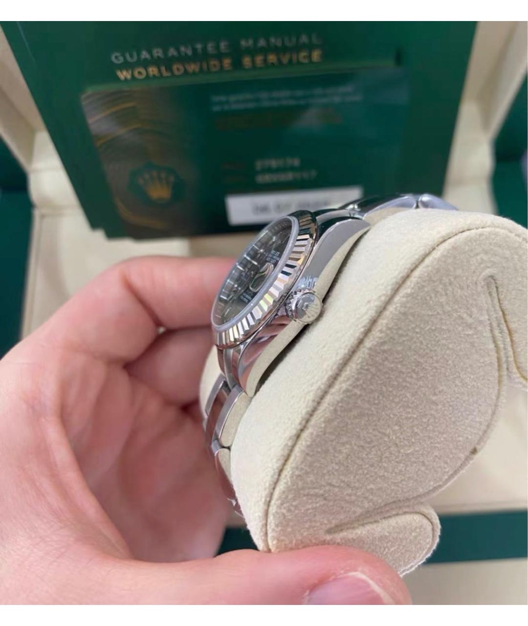 ROLEX Серебряные часы, фото 4