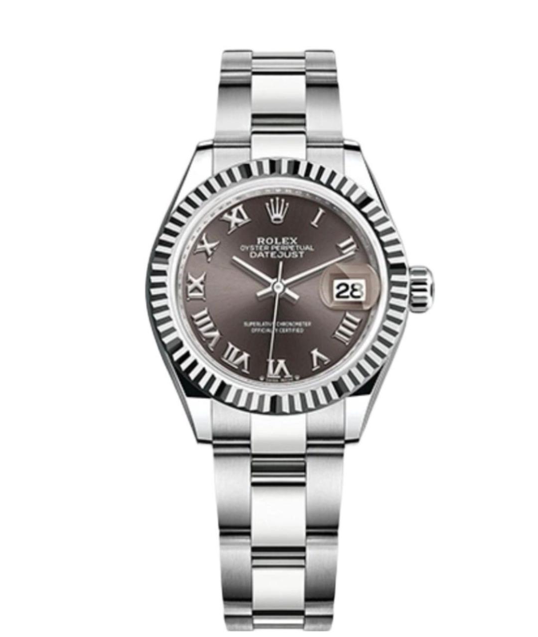 ROLEX Серебряные часы, фото 6