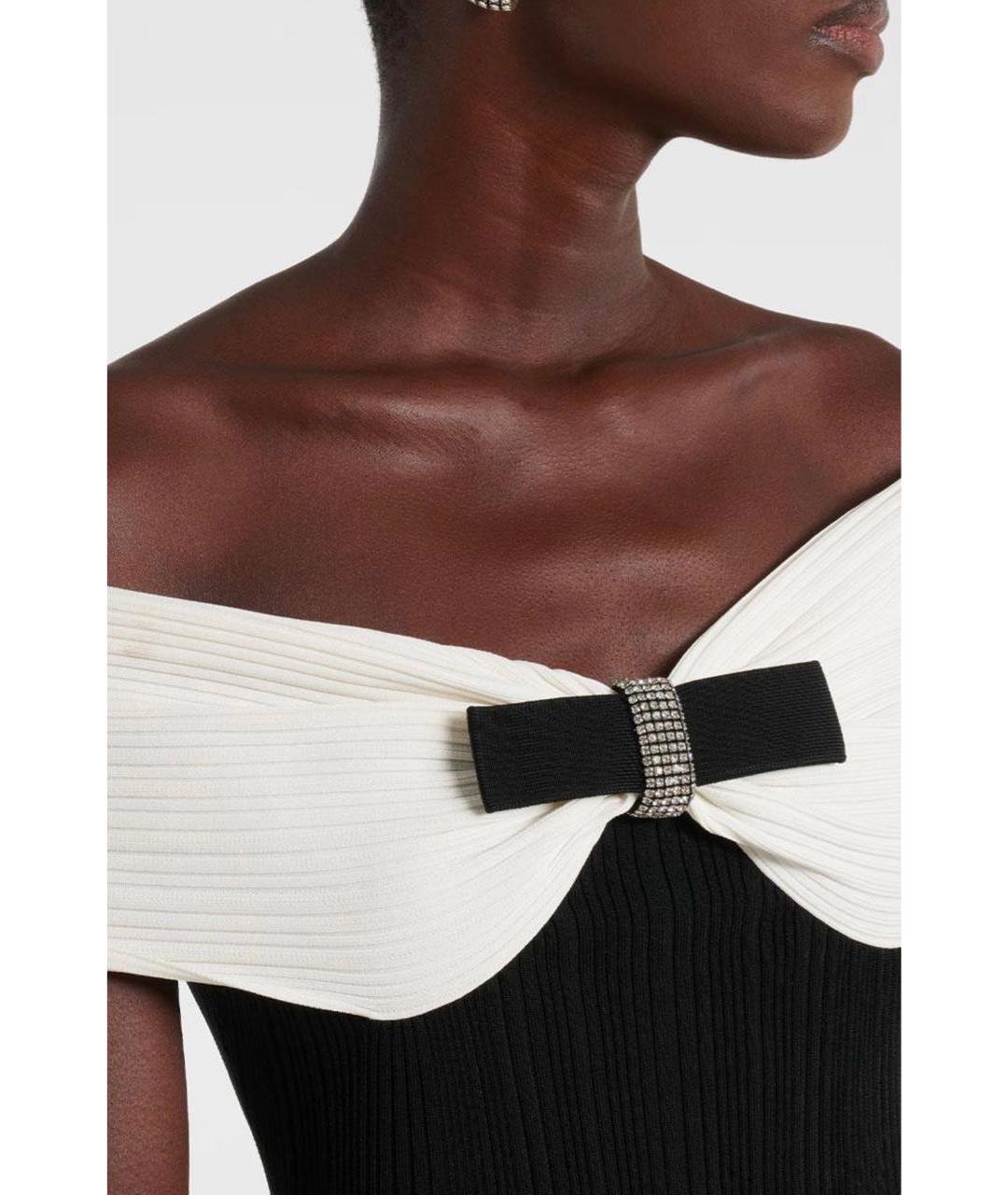 SELF-PORTRAIT Черное коктейльное платье, фото 5