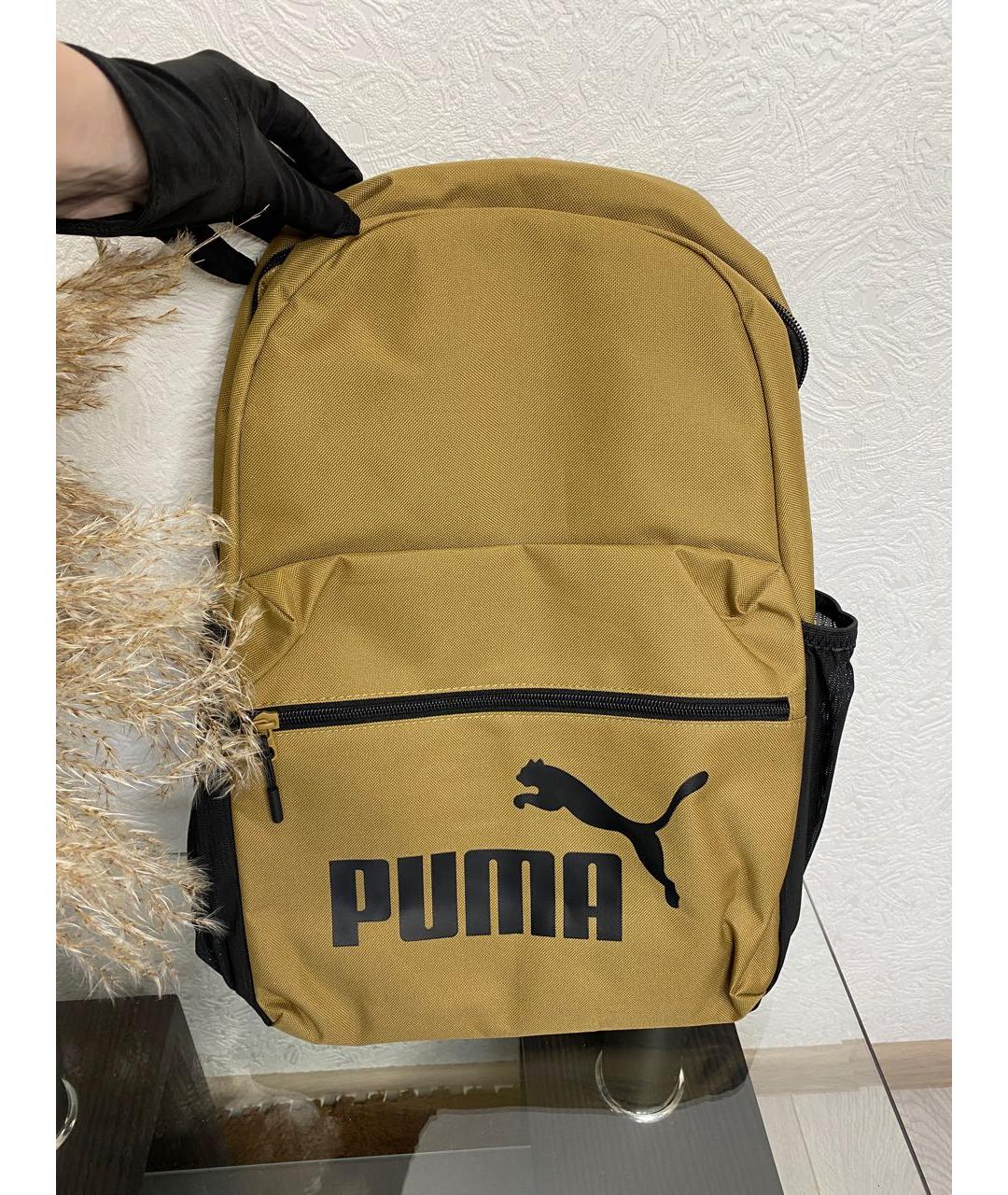 PUMA Бежевый тканевый рюкзак, фото 2