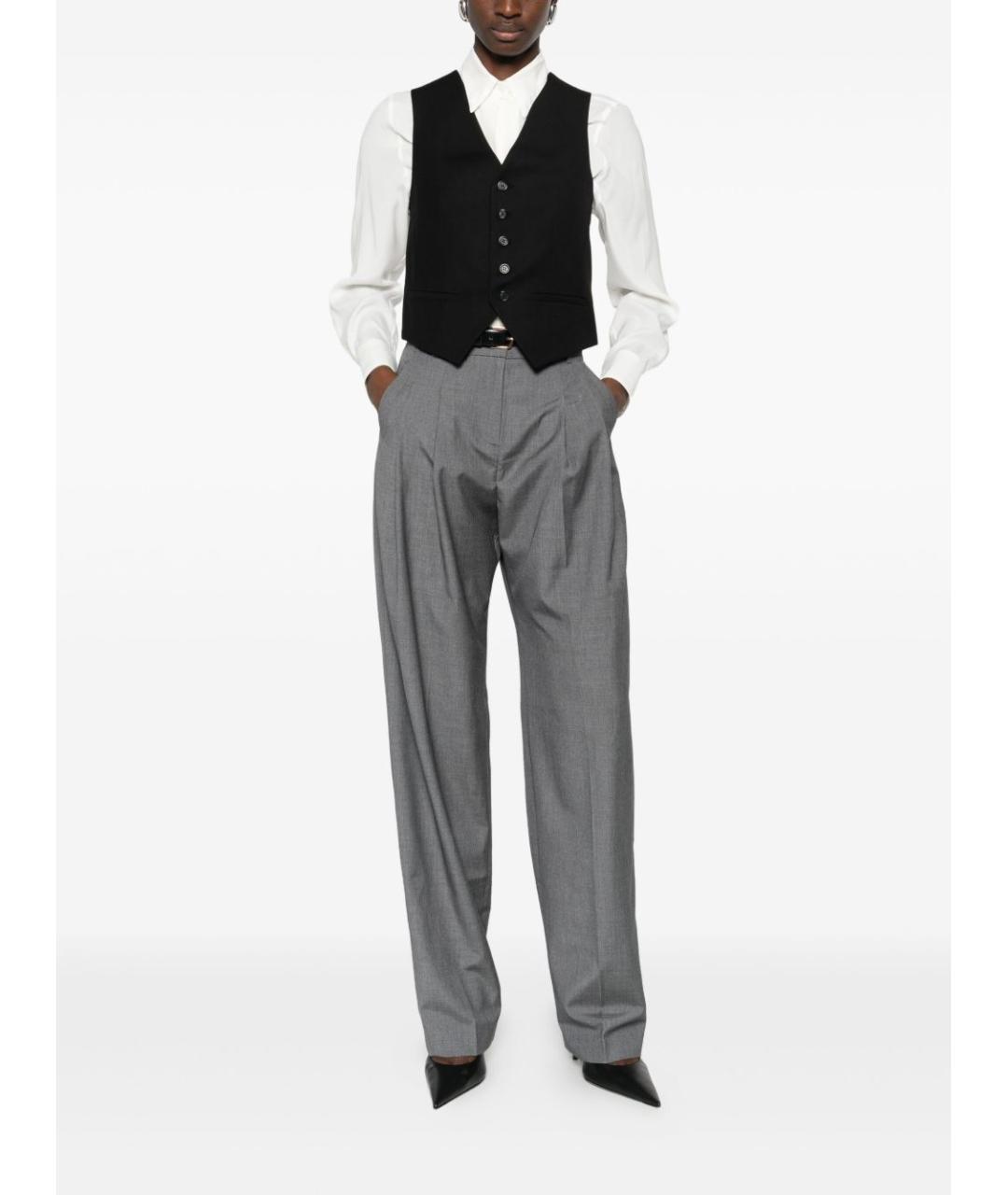 THE FRANKIE SHOP Черный жилет, фото 4