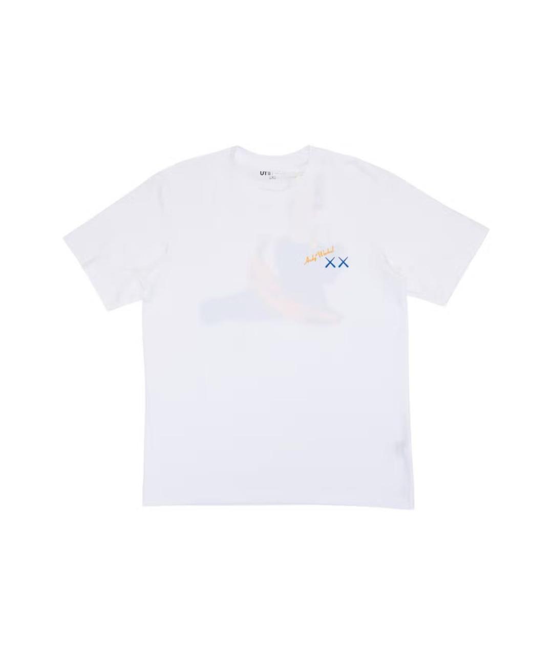 KAWS Белая хлопковая футболка, фото 1