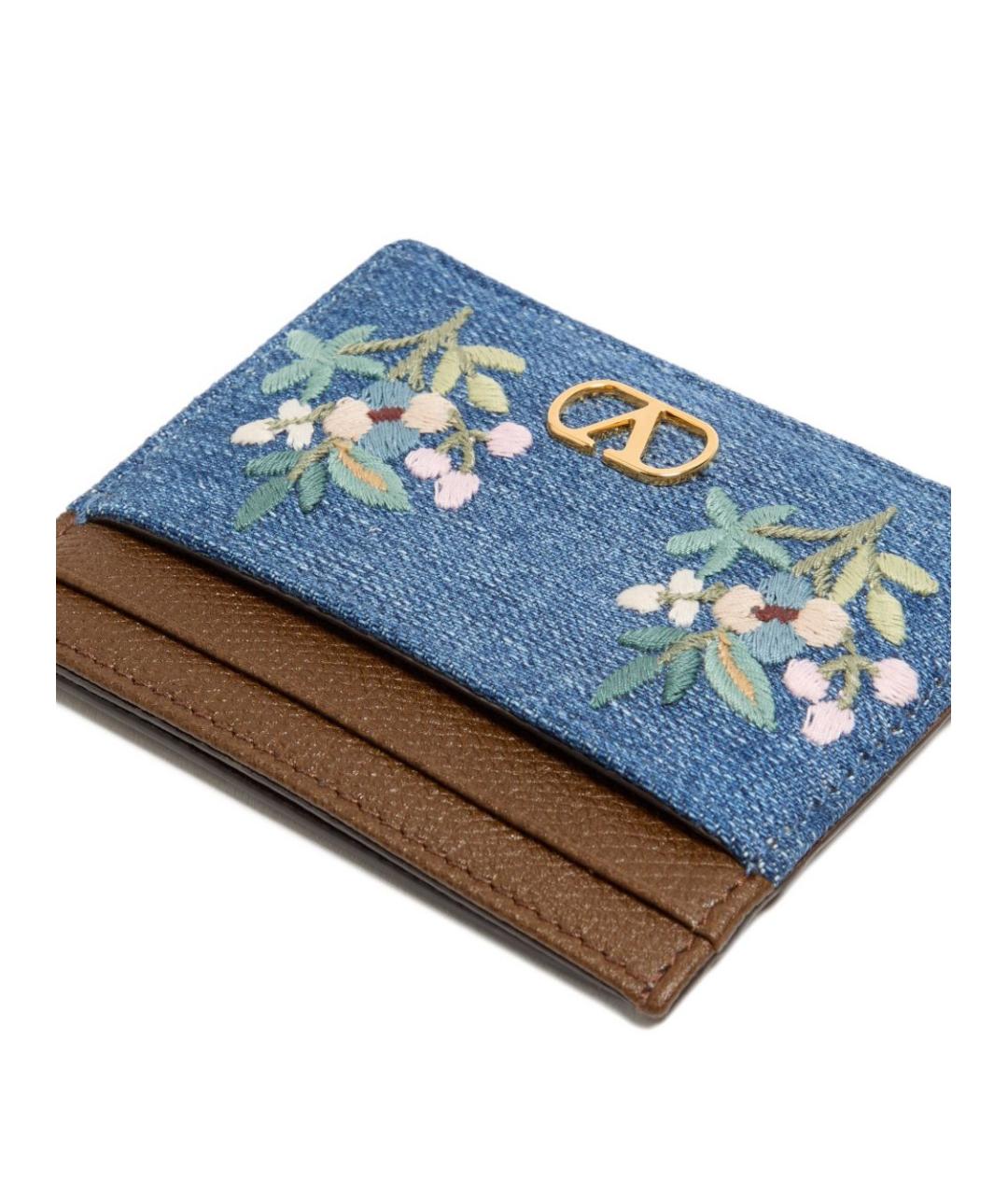 VALENTINO Синий кардхолдер, фото 4