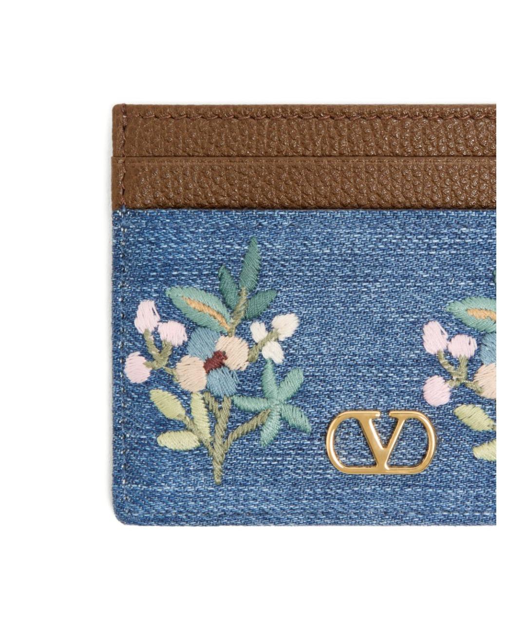 VALENTINO Синий кардхолдер, фото 5