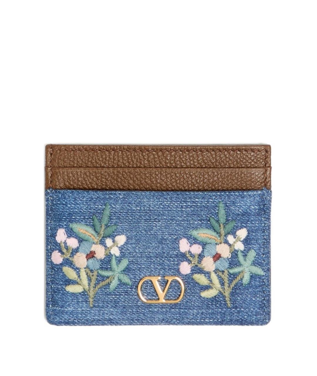 VALENTINO Синий кардхолдер, фото 1