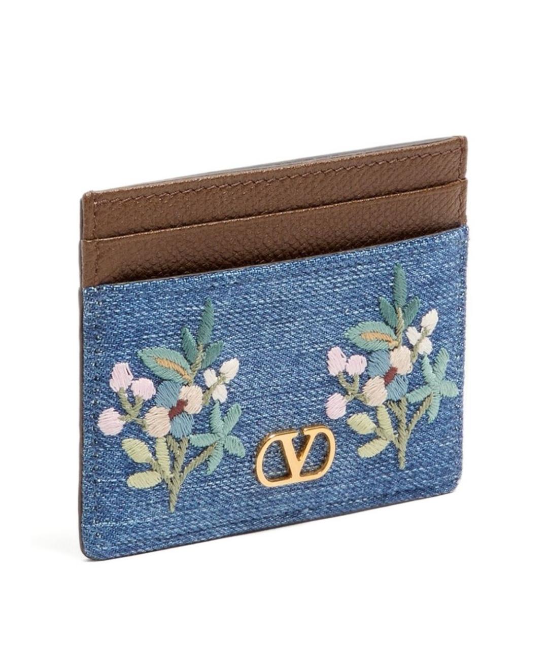 VALENTINO Синий кардхолдер, фото 3