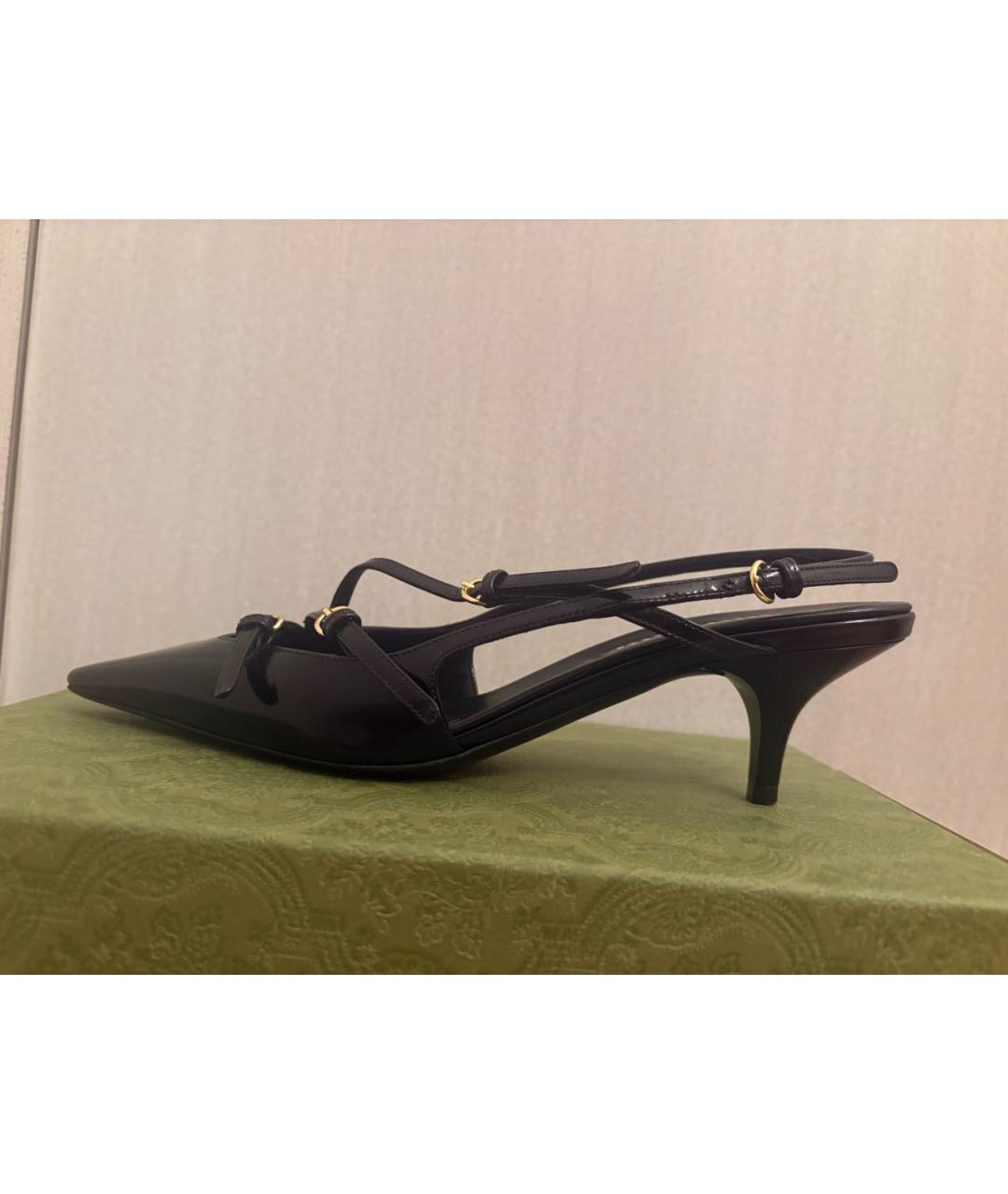MIU MIU Черные кожаные туфли, фото 5