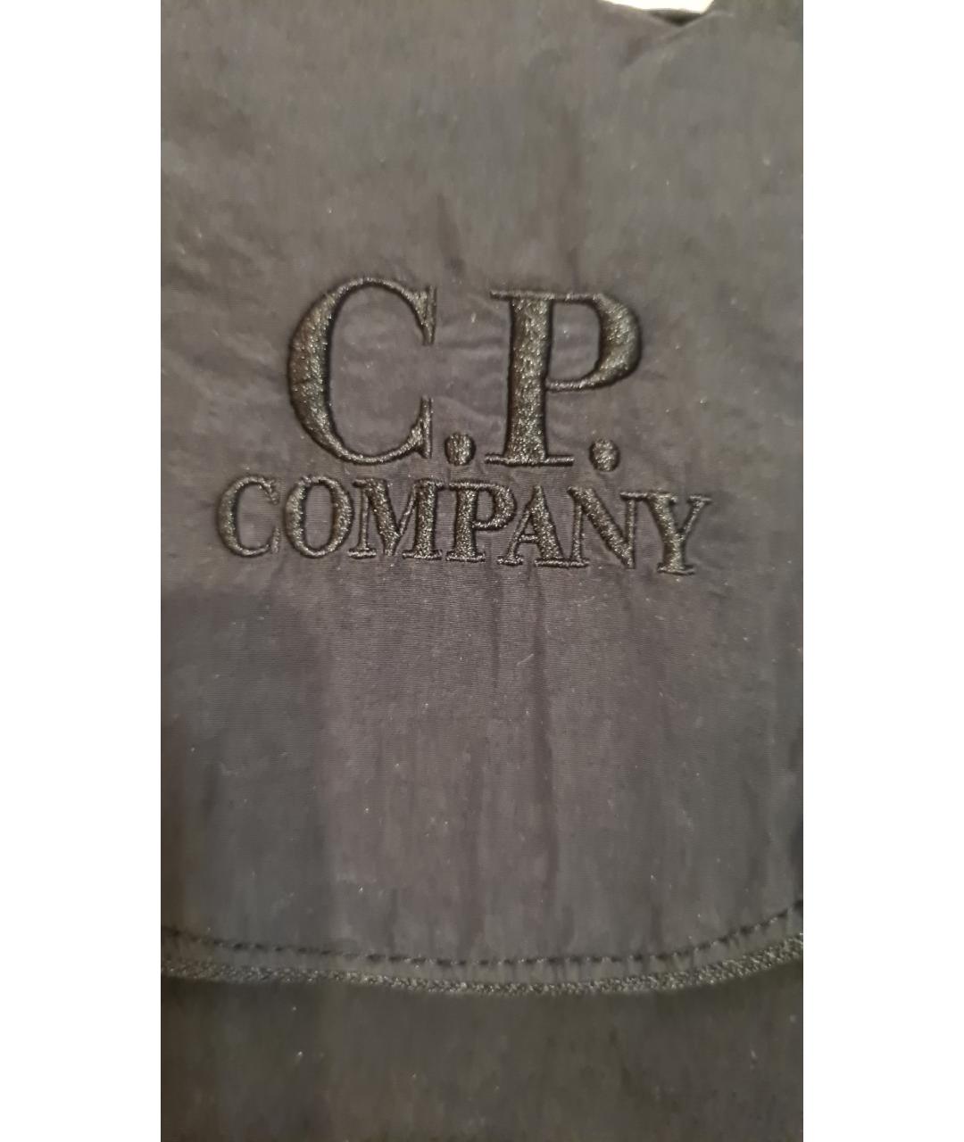CP COMPANY Черная тканевая сумка на плечо, фото 5