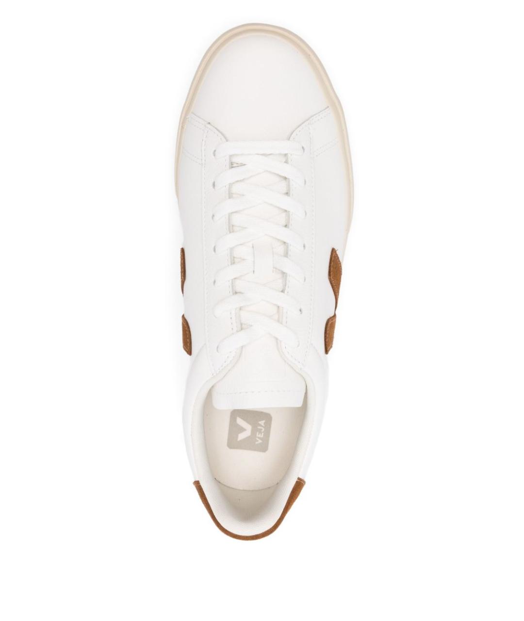 VEJA Белые кожаные низкие кроссовки / кеды, фото 4