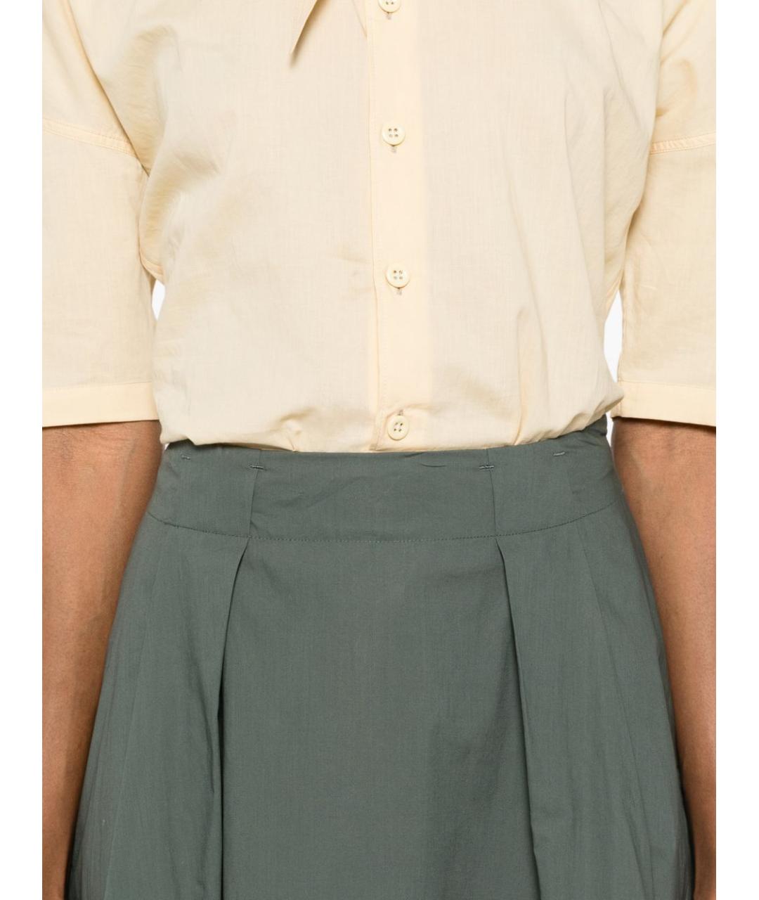 WOOLRICH Зеленая хлопковая юбка миди, фото 2