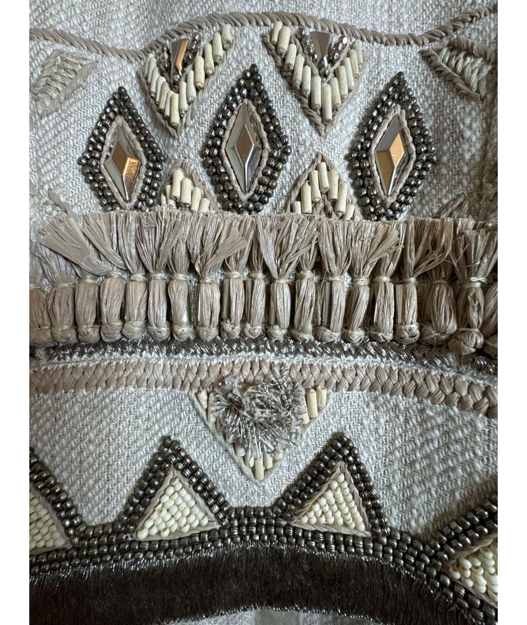 BARBARA BUI Бежевая льняная куртка, фото 5