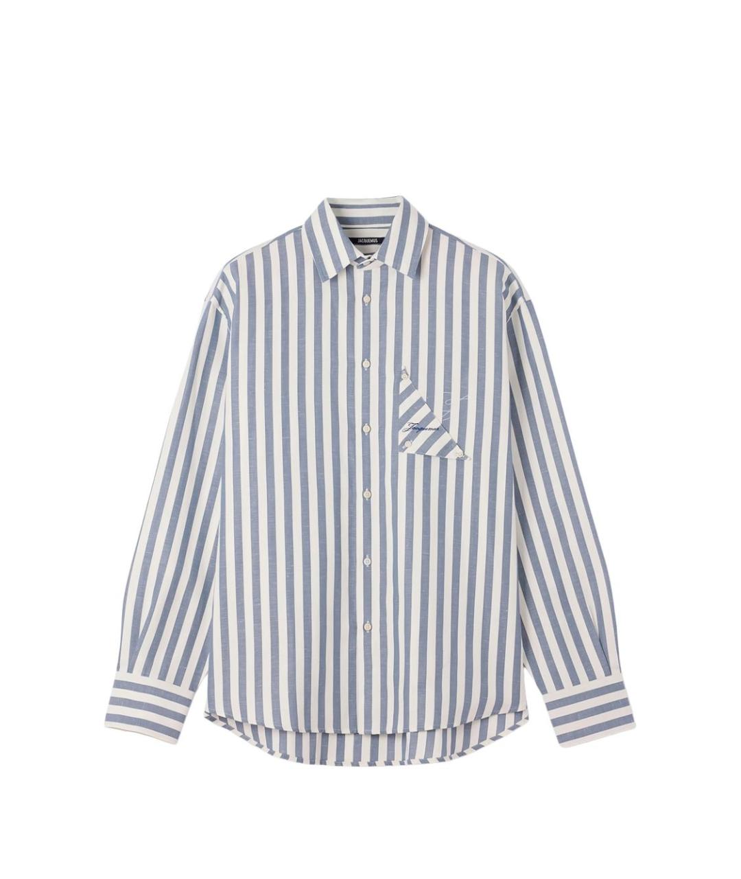 JACQUEMUS Мульти хлопковая классическая рубашка, фото 1