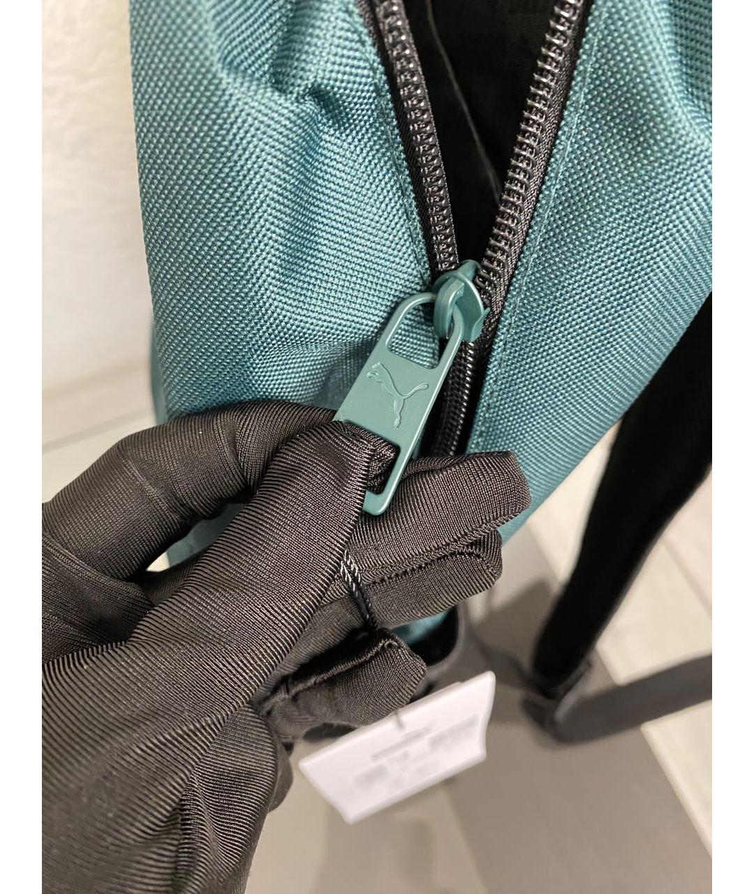 PUMA Зеленый тканевый рюкзак, фото 8