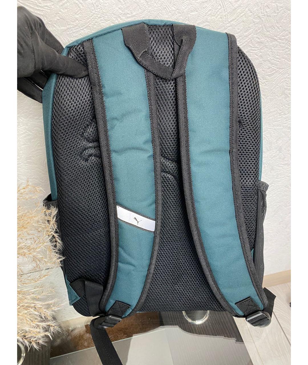 PUMA Зеленый тканевый рюкзак, фото 3