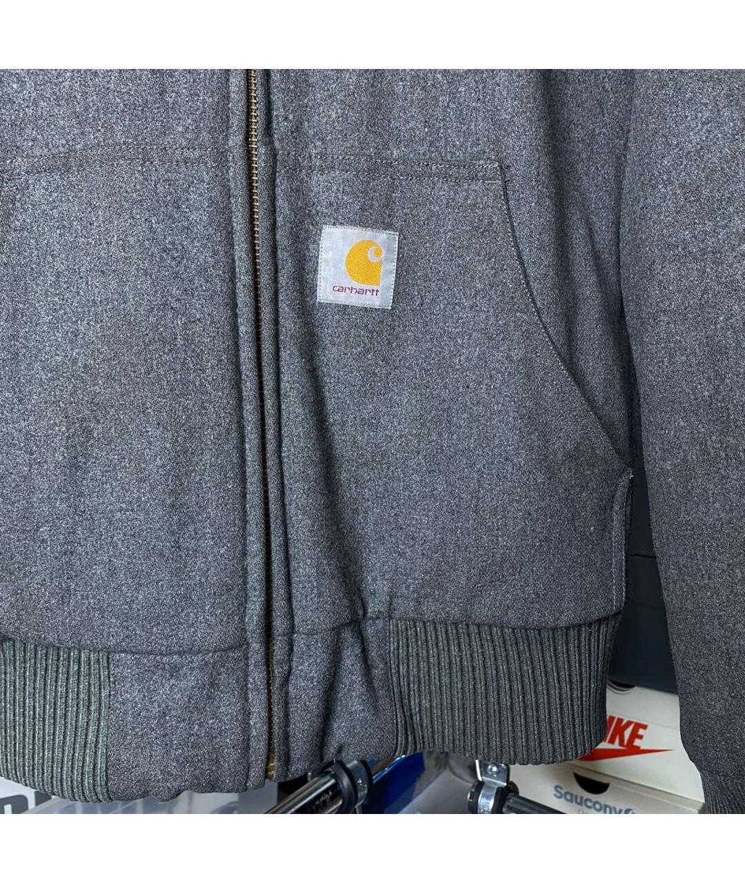 CARHARTT Серая шерстяная куртка, фото 8