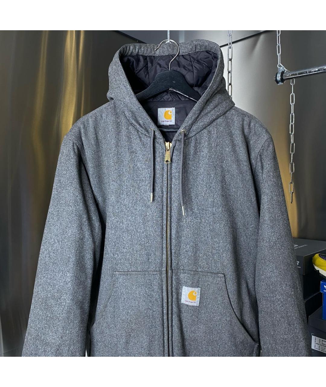 CARHARTT Серая шерстяная куртка, фото 2