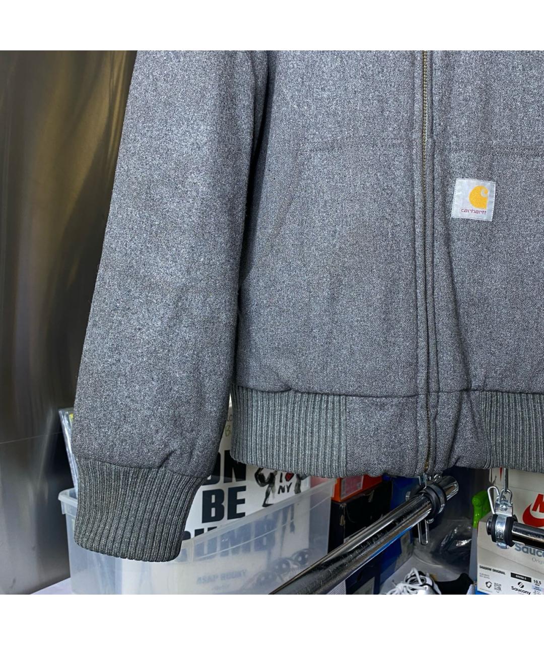 CARHARTT Серая шерстяная куртка, фото 4