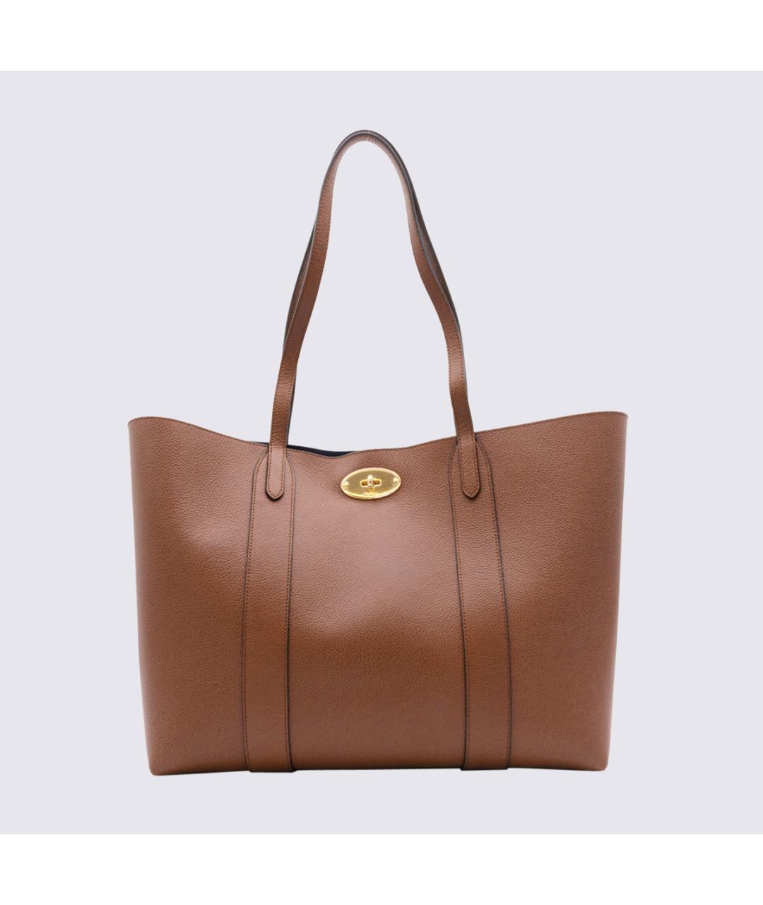 MULBERRY Коричневая кожаная сумка тоут, фото 3