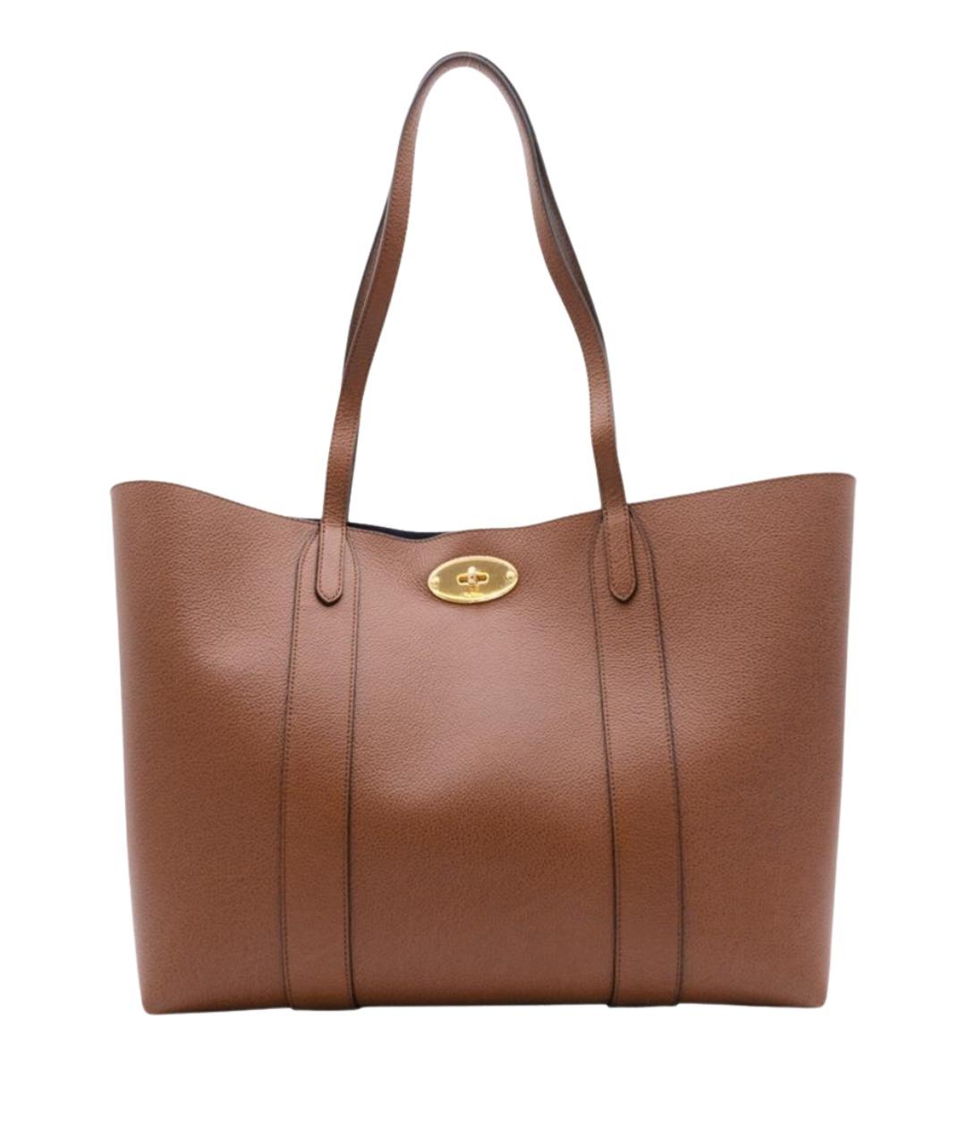 MULBERRY Коричневая кожаная сумка тоут, фото 1