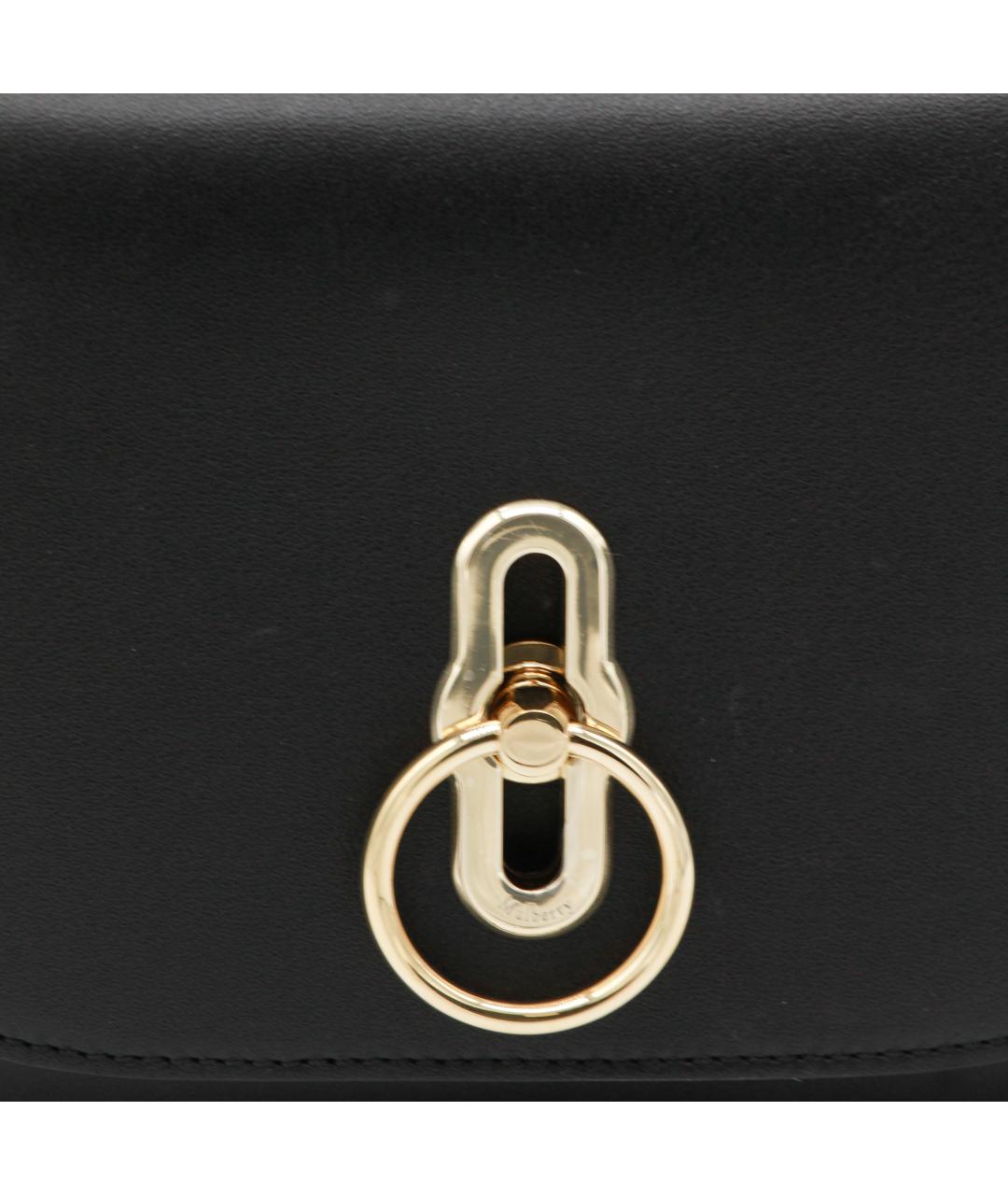 MULBERRY Черная сумка с короткими ручками, фото 4