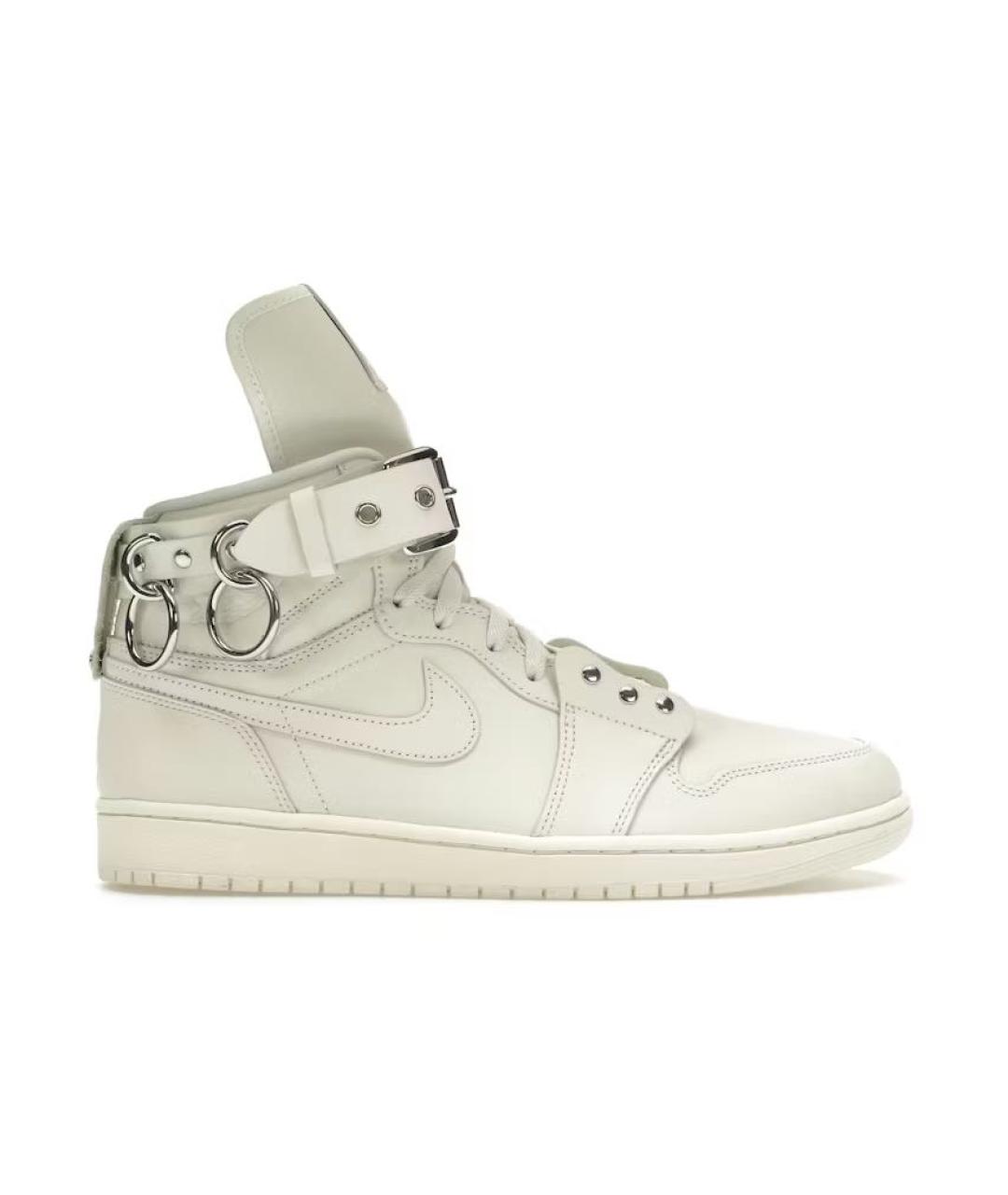 COMME DES GARҪONS HOMME Белые высокие кроссовки / кеды из искусственной кожи, фото 9