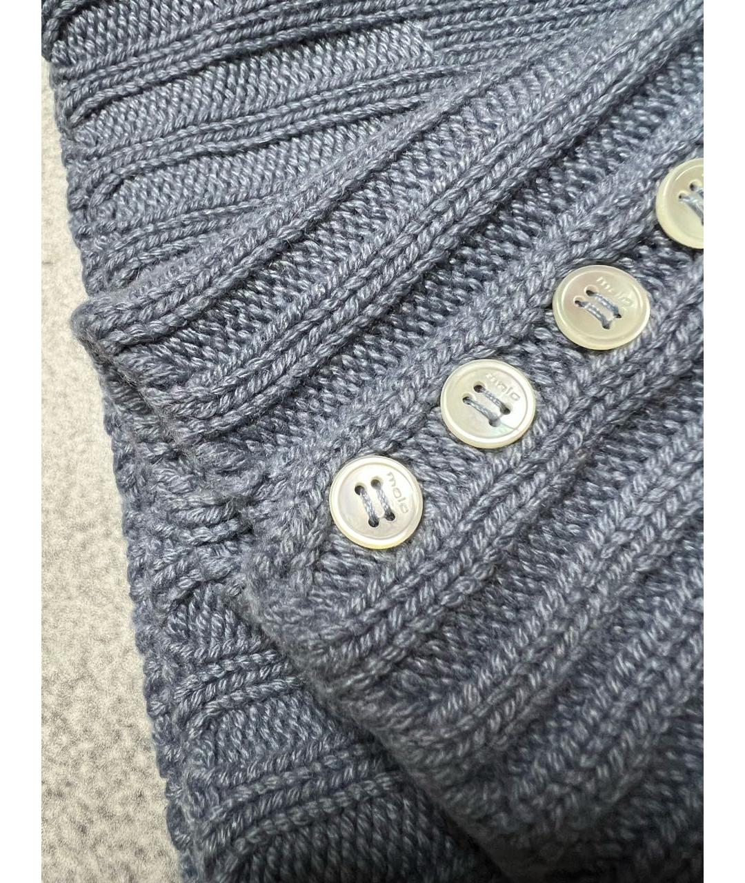 MALO Голубой кашемировый джемпер / свитер, фото 4