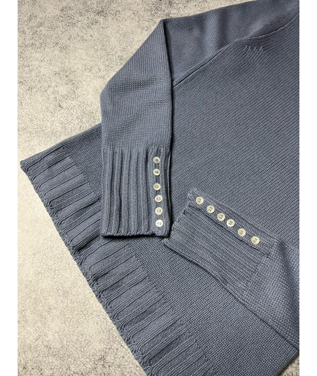 MALO Голубой кашемировый джемпер / свитер, фото 3