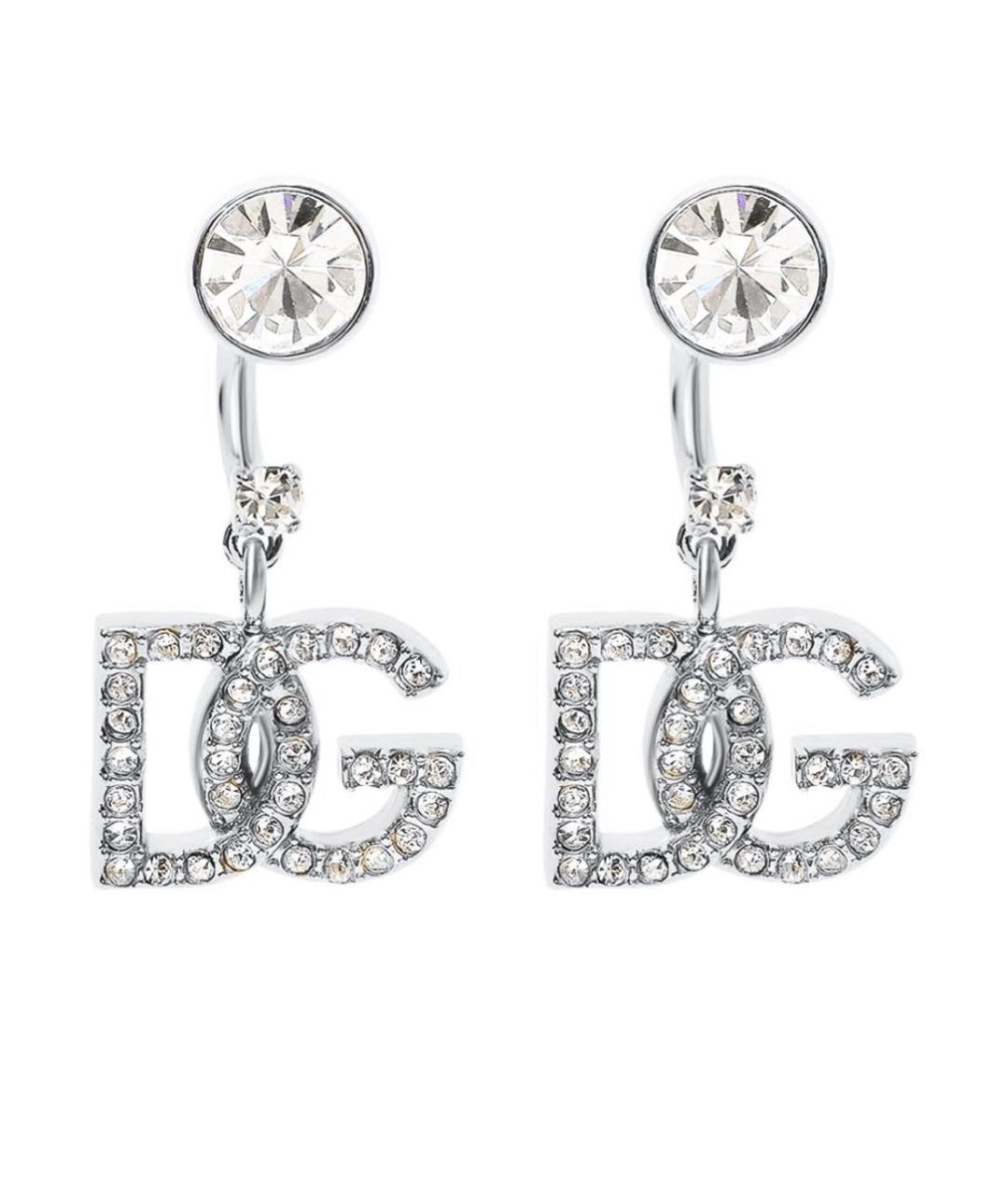 DOLCE&GABBANA Серебряные латунные серьги, фото 1