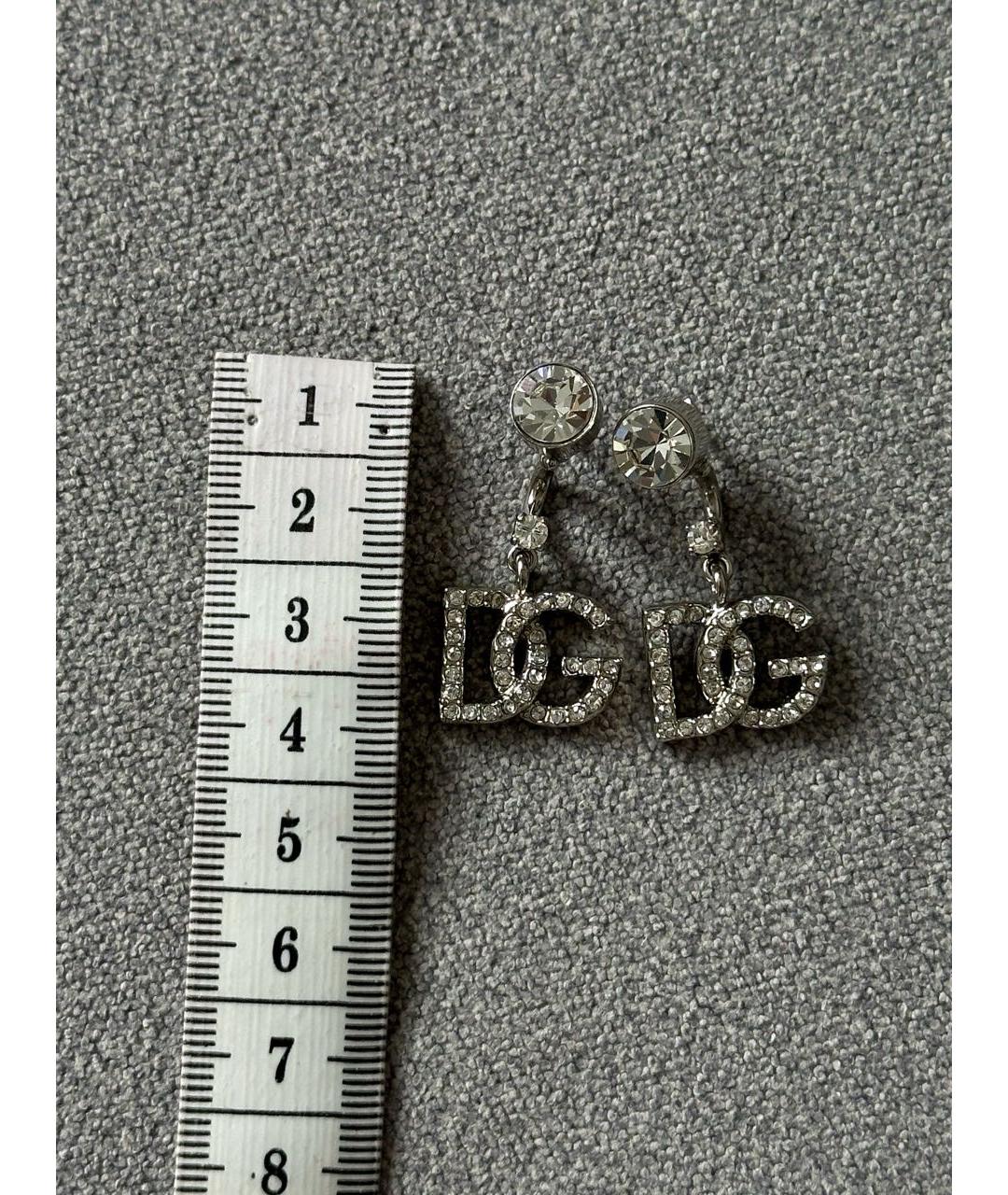 DOLCE&GABBANA Серебряные латунные серьги, фото 6
