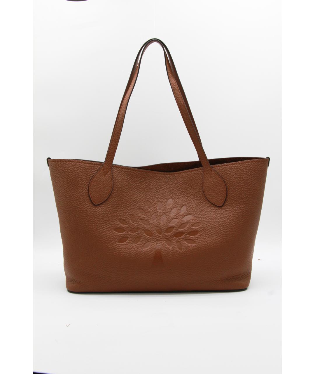 MULBERRY Коричневая кожаная сумка тоут, фото 4