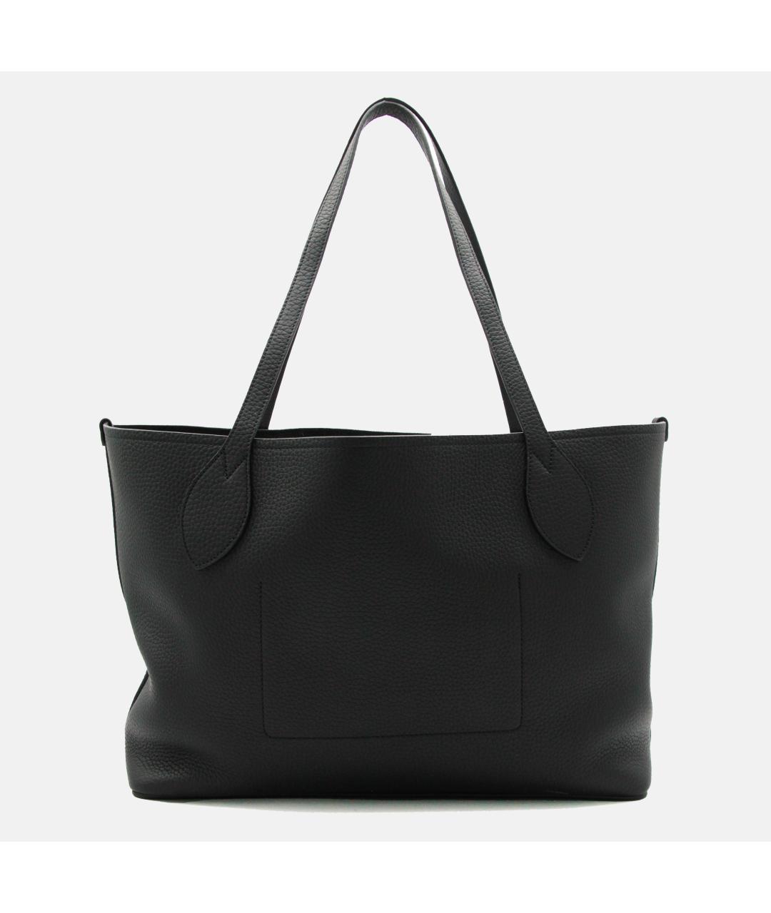 MULBERRY Черная кожаная сумка тоут, фото 2