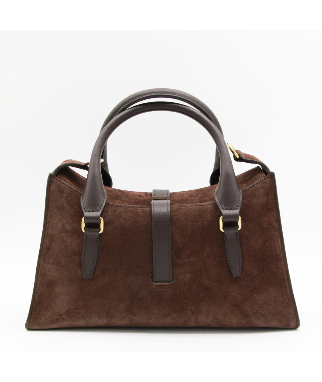 MULBERRY Коричневая замшевая сумка тоут, фото 3