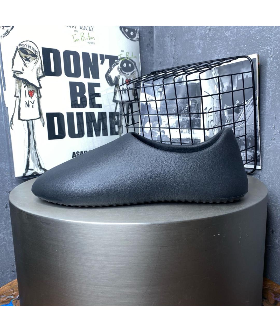 YEEZY Черные неопреновые слипоны, фото 7