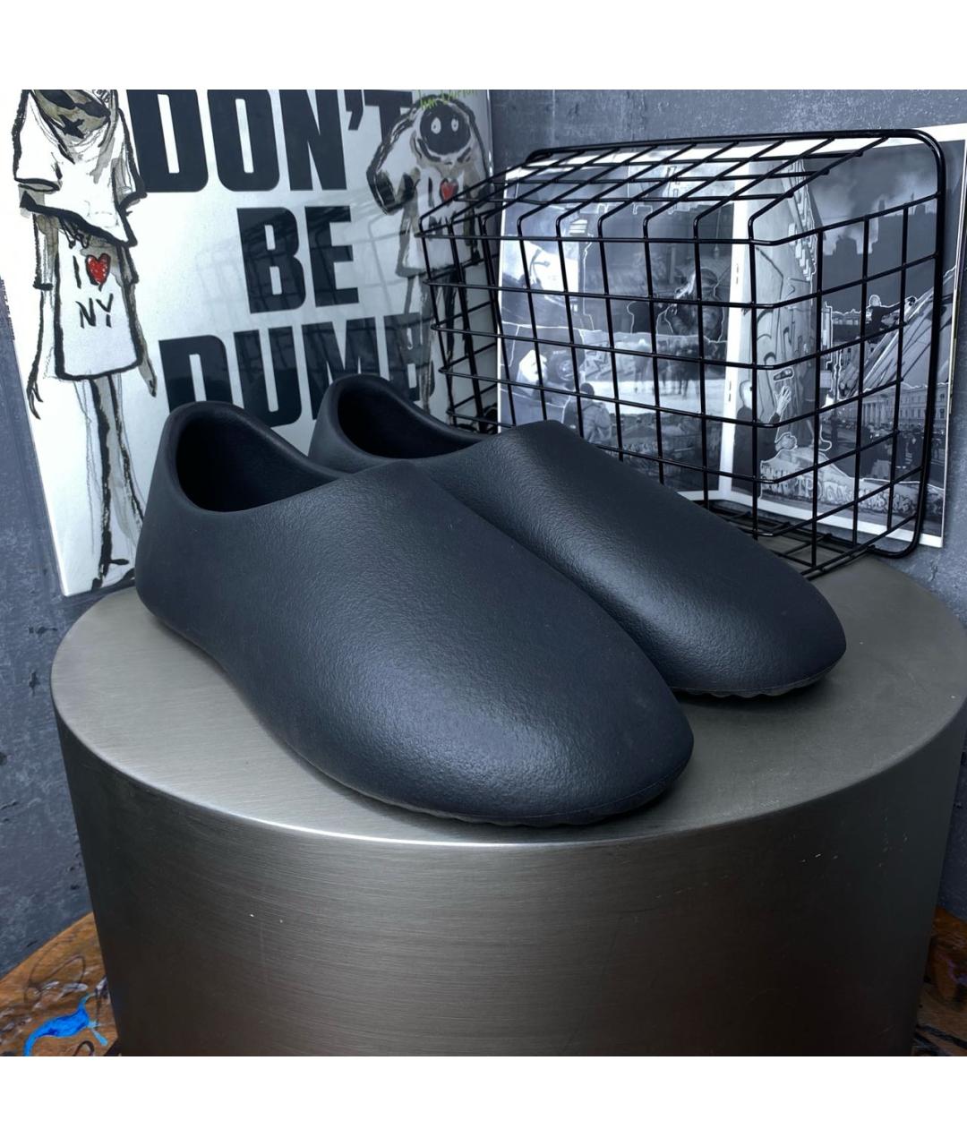 YEEZY Черные неопреновые слипоны, фото 2