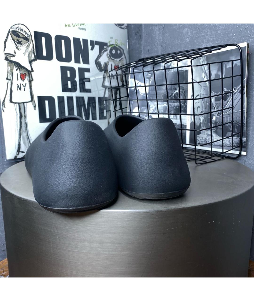 YEEZY Черные неопреновые слипоны, фото 5