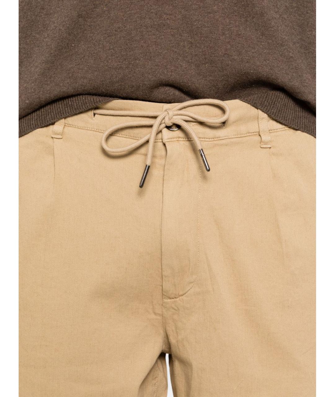 WOOLRICH Бежевые льняные шорты, фото 3