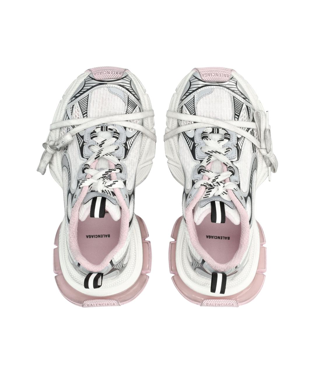 BALENCIAGA Белые синтетические кроссовки, фото 2