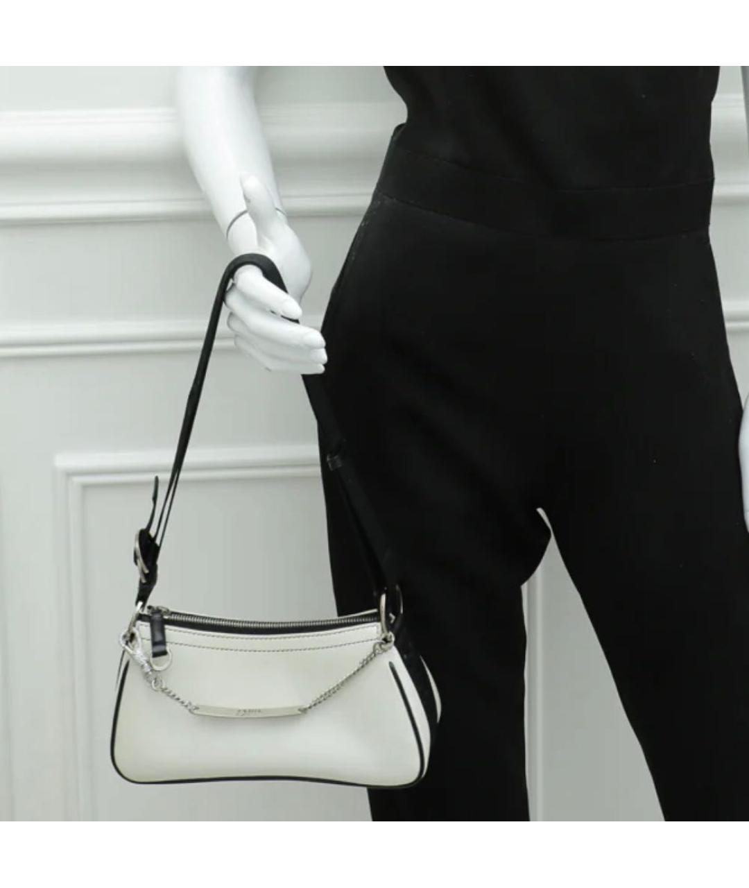 CHRISTIAN DIOR Белая сумка с короткими ручками, фото 5