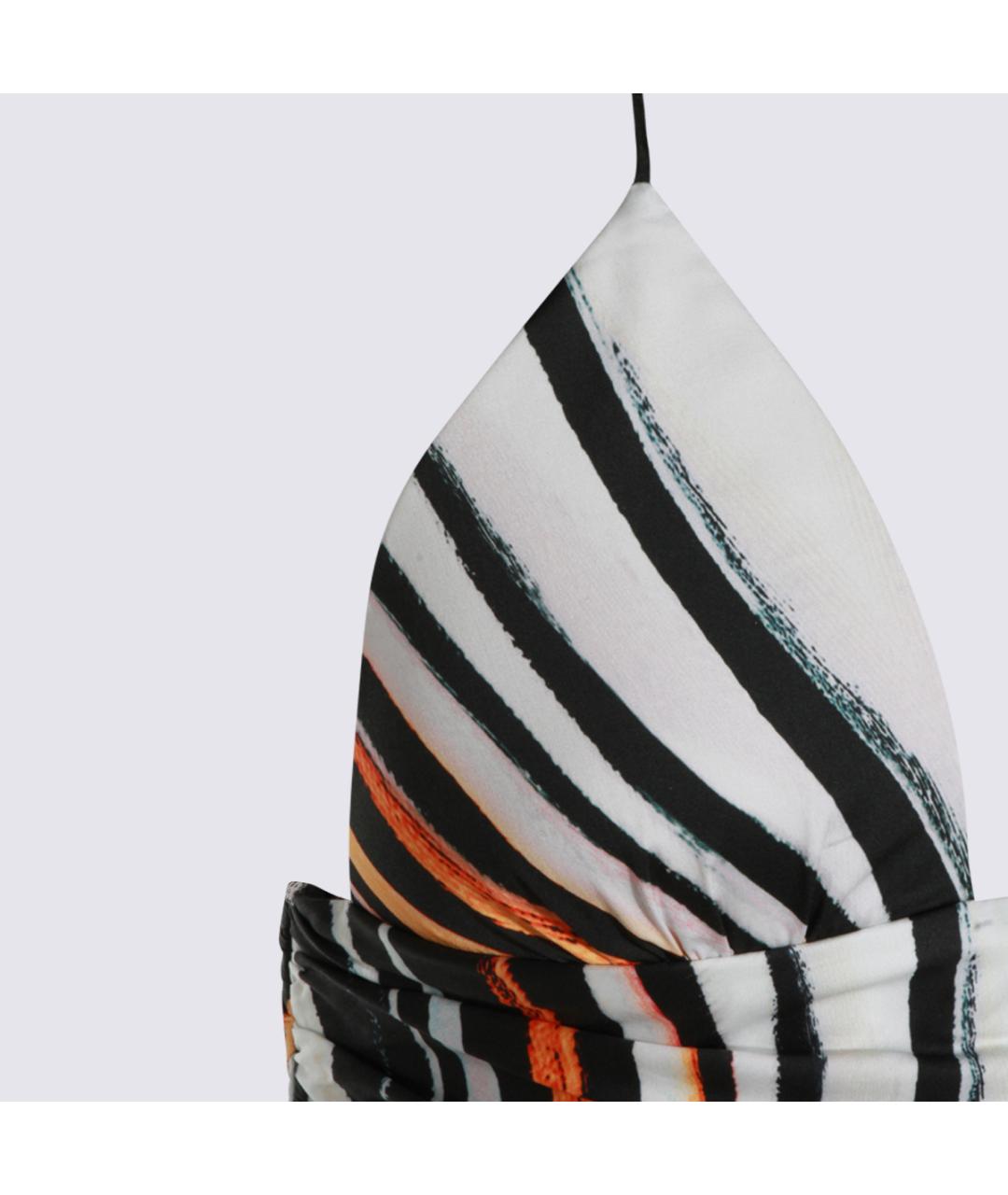 ROBERTO CAVALLI Мульти хлопковое повседневное платье, фото 3